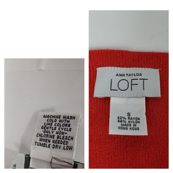 Ann Taylor Loft Red Cardigan Button Front Sweater - Picture 6 of 6